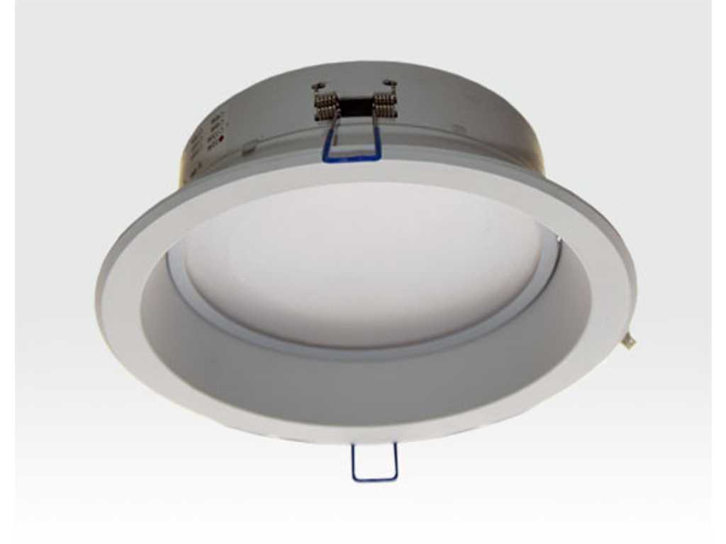 Pakket van 3 - 15W LED Inbouwspot Wit Rond Warm Wit/2700-3200K 900lm 230VAC IP44 120 Graden Verlichting Wandlamp Plafondlamp Binnenverlichting Inbouwlicht Kantoor Licht Pad Verlichting Gangpad Verlichting