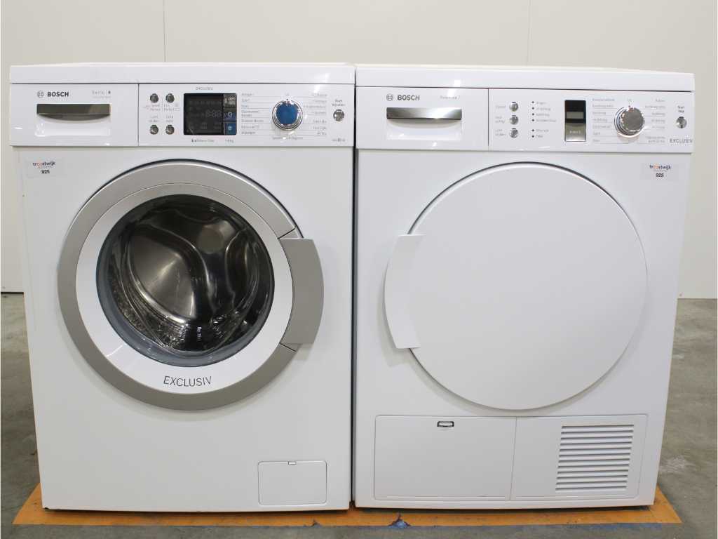 Series|6 Varioperfect Ecosilence Drive Exclusiv Washing Machine & Bosch  Avantixx 7 Exclusiv Dryer | Troostwijk Auctions