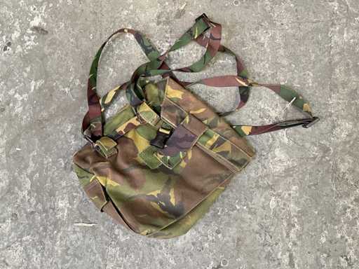 Batch of gas mask bags with camouflage pattern