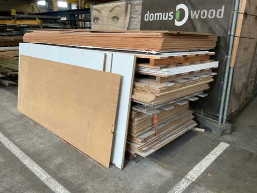 Partij divers plaatmateriaal