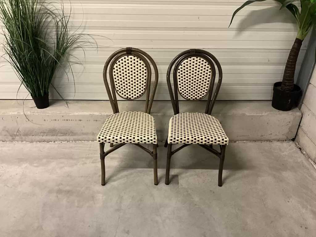 Krzesło tarasowe Bistro "Paris" (12x)