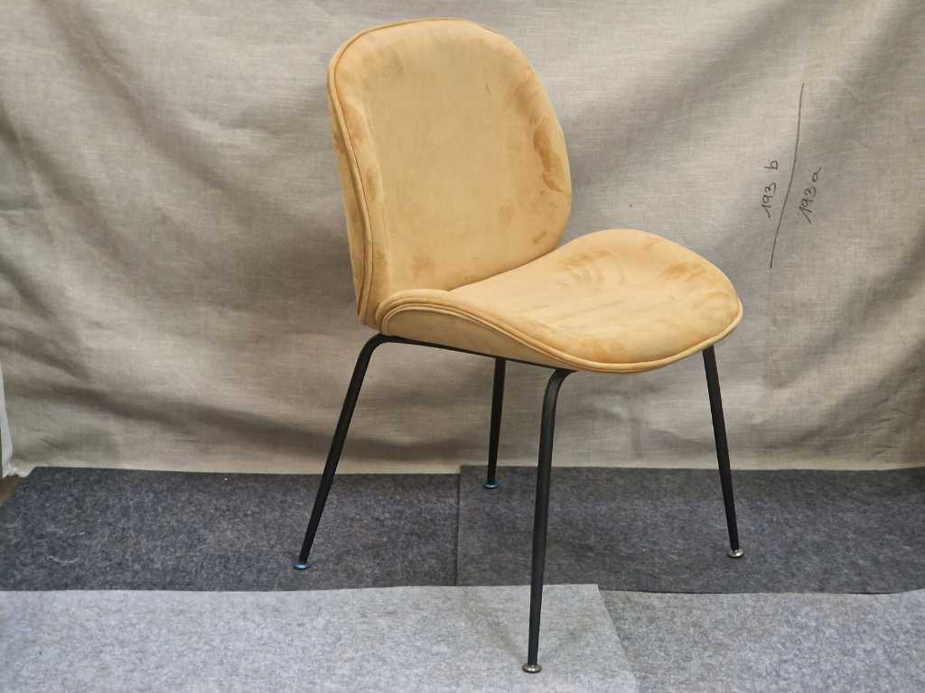 Tess Lightbrown Fabrics - Chaise de salle à manger (4x)