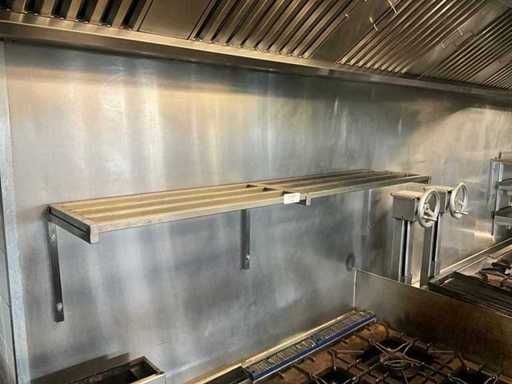 Stainless steel pan rack