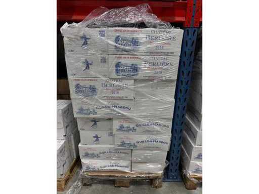 Palette Mix - 336 Chateau Guillon Nardou Côtes de Francs 2016et 192 Château Berlière Montagne Saint Emilion 2018 - Bordeaux - Rode Wijn (528x)