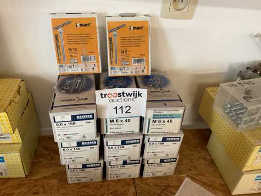 11 dozen chemisch anker; spaanplaatschroeven