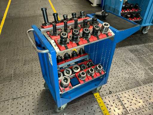 SK50 Tool Holders with Trolley (30x)