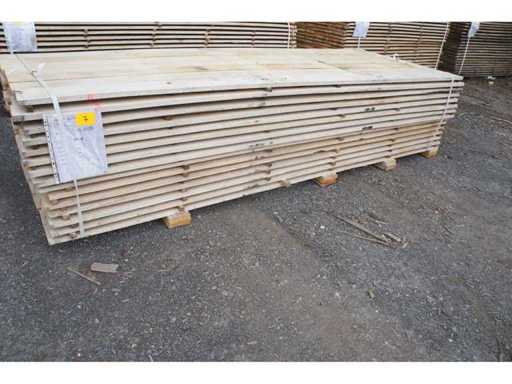 1,13 m³ Eiken planken 22mm