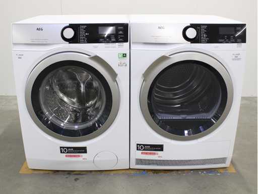 Série AEG 8000 | Lavamat à ? Machine à laver KOMix Technology & Série AEG 9000 | Lavatherm FiberPro System 3DScan Technology Sèche-linge