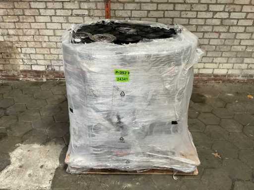 Paletten-Deckfilz mit Schieferschwarz