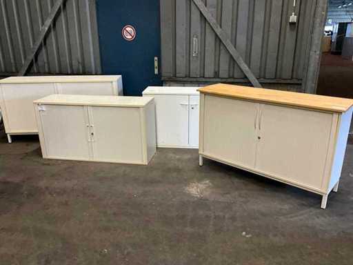 Various filing cabinets (4x)