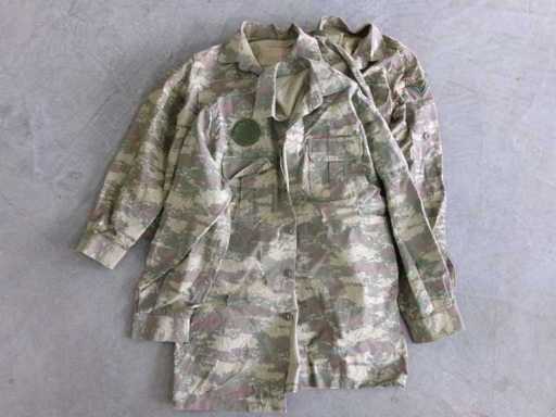 Türk. Veldblouse, M2008, gedeeltelijk defect (R8) (32x)