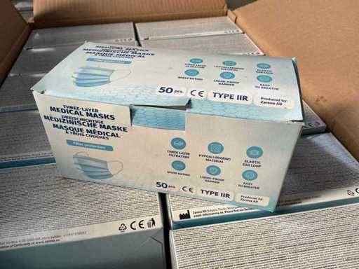 Masque facial jetable Zarena AD Type IIR (4800x)