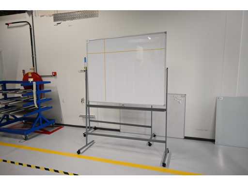 Double-Sided Mobile Magnetic Whiteboard