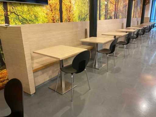 13,4 m Restaurantbank