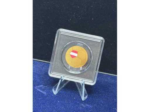 Calcio d'oro austriaco | 3000 franchi | 1/1000 oz 999 oro preziato