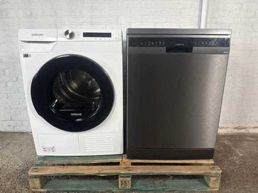 Samsung DV90T5240AW/S2 Droger | Bosch SN23EC03ME Vaatwasser