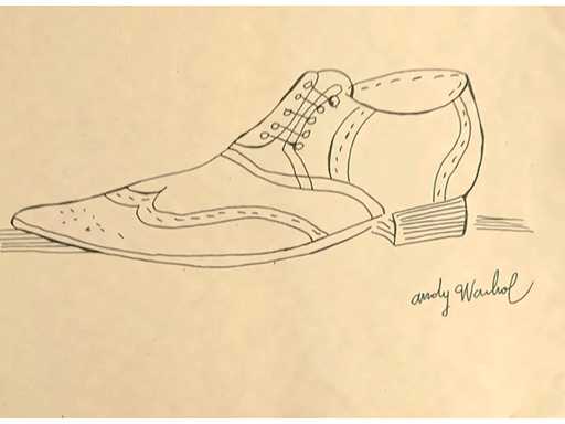 Disegnando su carta Andy Warhol