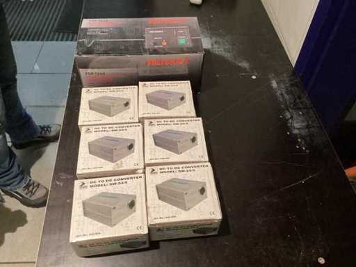 6 stuks stroomvoorziening en spanningsomvormer Spanningsomvormer van 24V naar 5V (DC/DC)