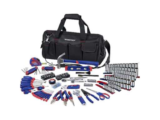 Juego de bolsas de herramientas WORKPRO de 332 piezas
