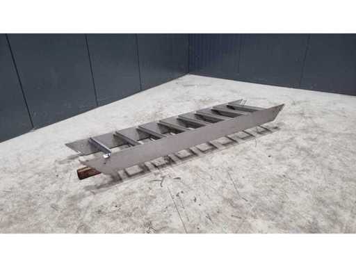 Stainless steel staircase