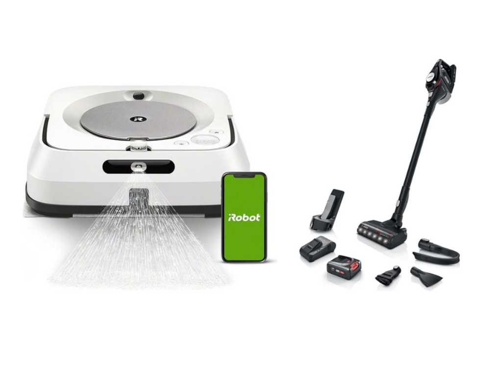 Return goods iRobot robot vacuum cleaner and Bosch vacuum cleaner