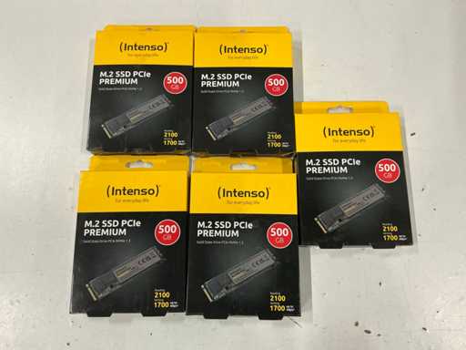 Intenso M.2 SSD PCIe Premium (5x)