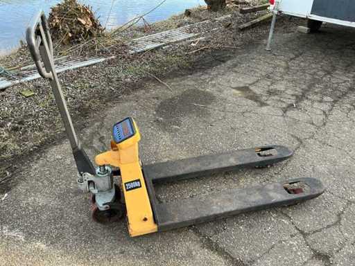 Elektrische palletwagen met weegfunctie