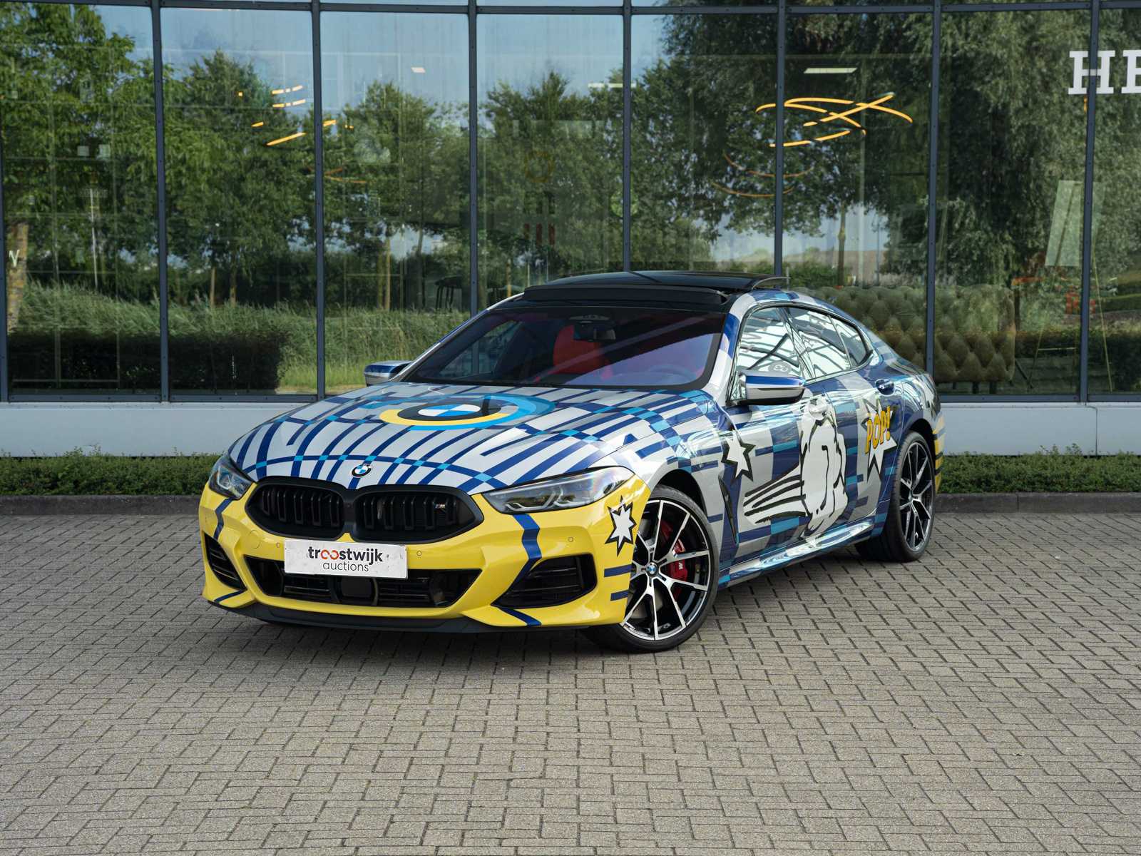 BMW M850i Gran Coupé 4.4 V8 xDrive -The 8 X Jeff Koons- M-Performance 530pk 2023 (1 van 99) (NEW) 8-Serie (Origineel-NL + 1e Eigenaar), X-004-JB