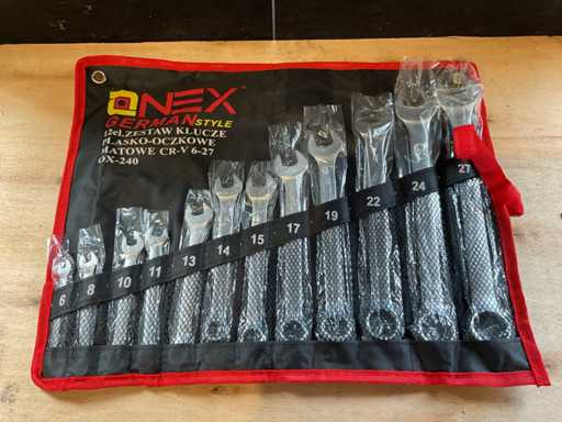 2025 Onex Klucz p?aski i oczkowy OX-240 w stylu niemieckim