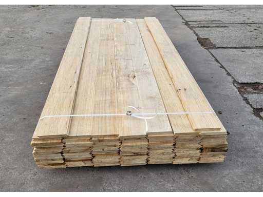 29m2 Afrikaans eiken vloerdelen 18 x 140 mm, lengte 240cm ( 86x ) 