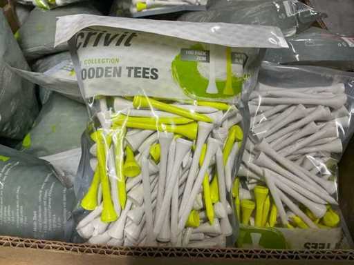 Party Crivit Holz-T-Shirts 150/pro Packung (74x)
