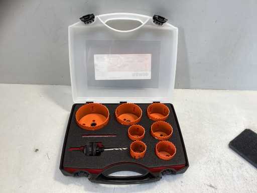 BAHCO 3834-SET-72-35/83 Sandflex Bi-Metal Holesaw Set 9 Pcs