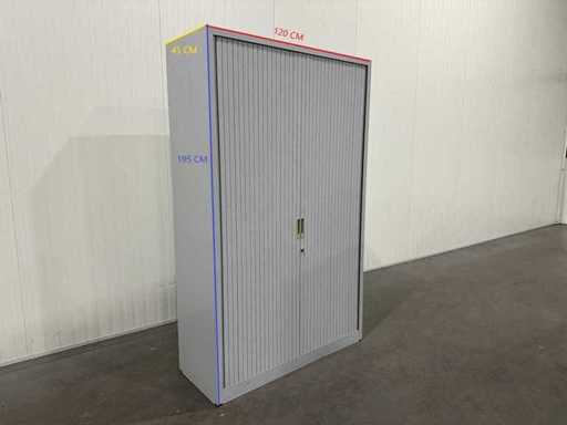 Dulapul de dosare gri 195 x 120 x 45 CM