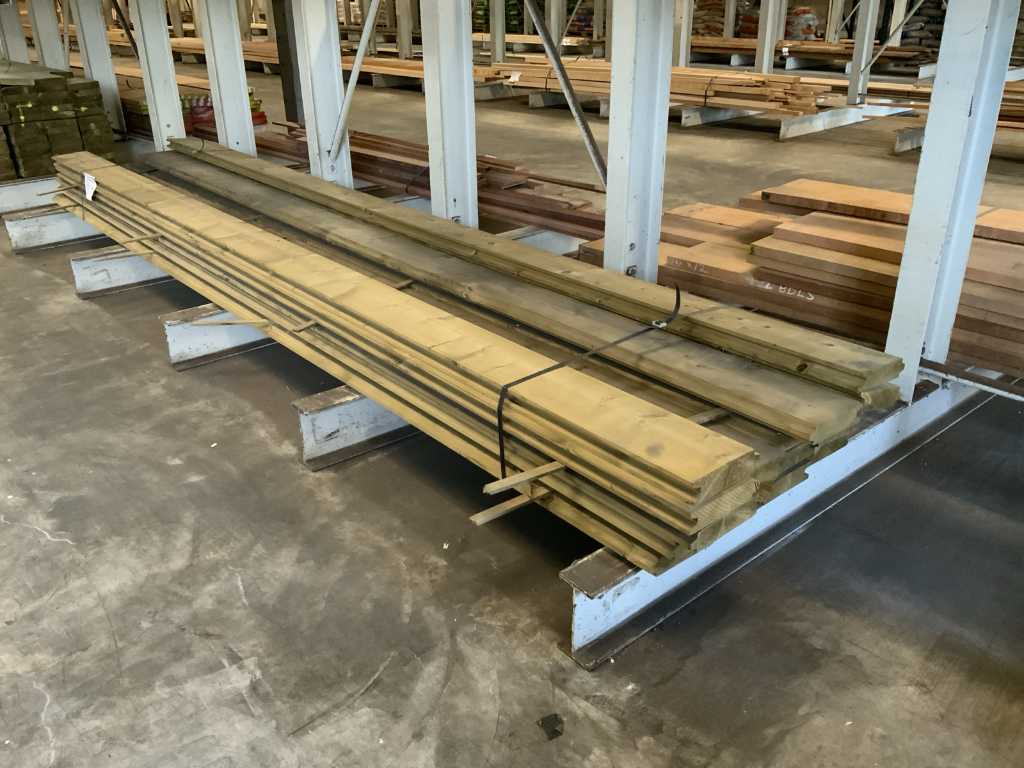 Wolmanized sheet piling 45mm (17x)