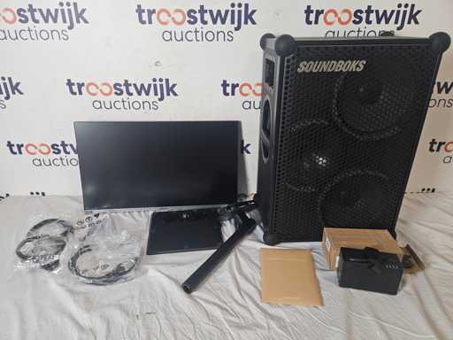 Monitor Samsung s27r652fdu - 27 + Soundsboks Gen 3 bluetooth speaker