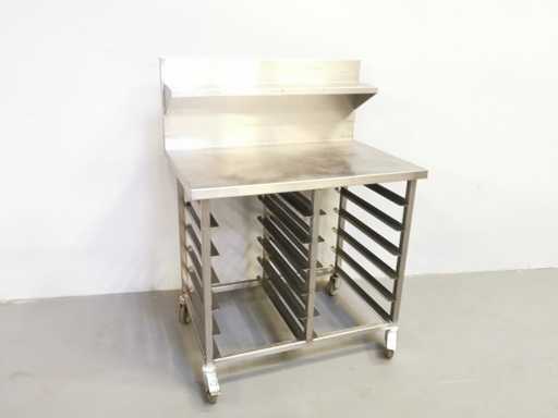 PROFFIL - Acier - Table de travail en acier inoxydable