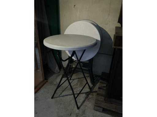 Perel Opklapbare Statafel (6x)