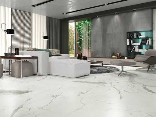 Floor tile 54m2 Statuario 100x100cm