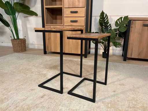 Tavolini laterali Texas Set da 2