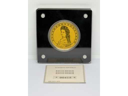 1/200 oz 999 Împărăteasa Elisabeth Sissi din aur fin
