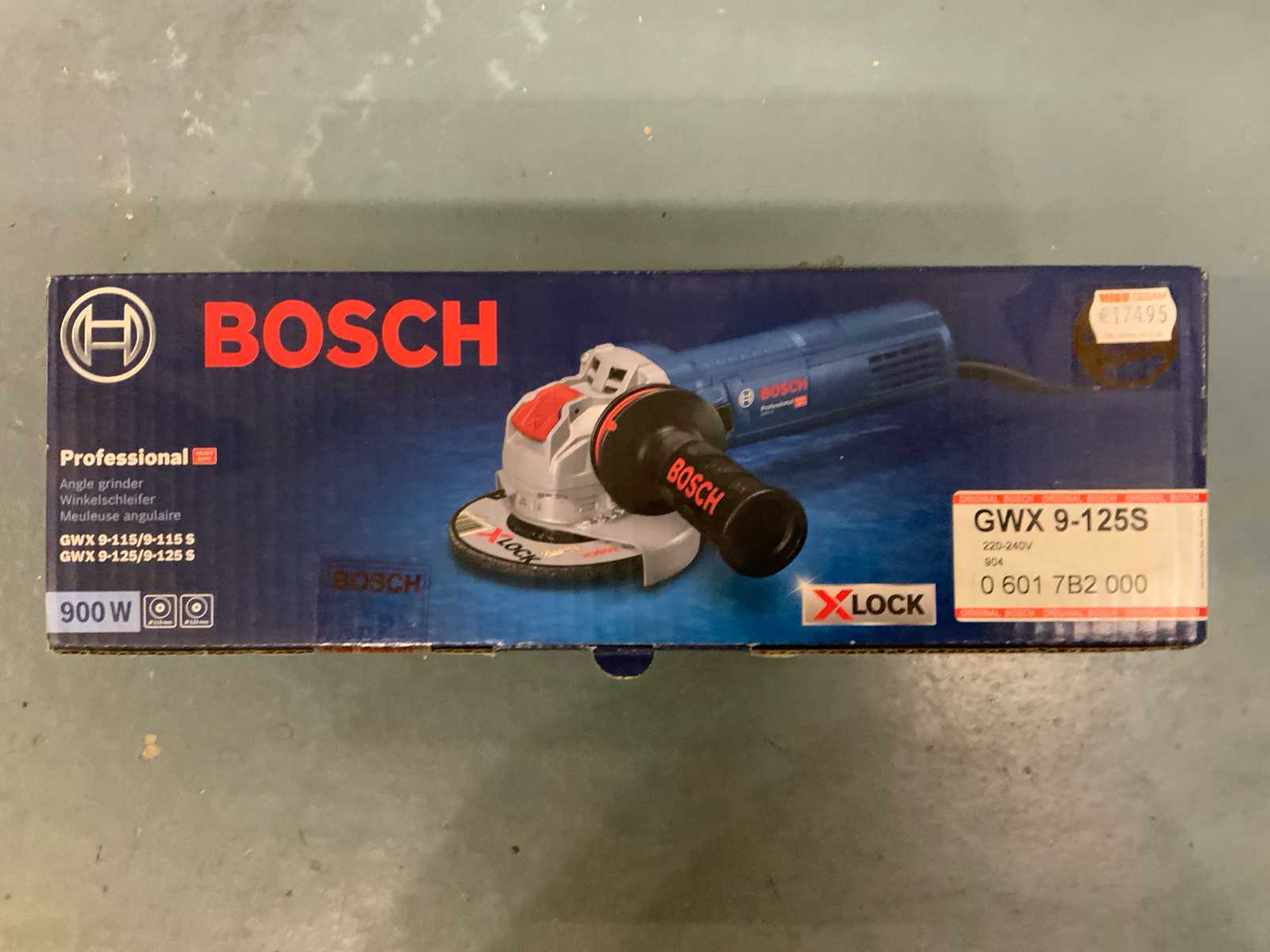 Bosch GWX 9-125S Angle grinder | Auctions Troostwijk