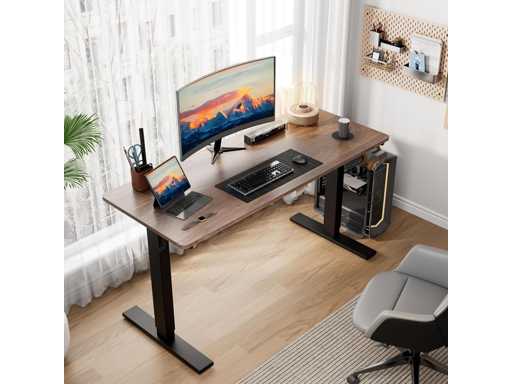 Electric Standing Desk 120x60cm, Electric Desk with Memory Function and Anti-Collision 120x60 cm 