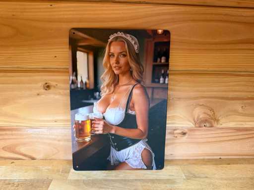 metaal reclame wandbord