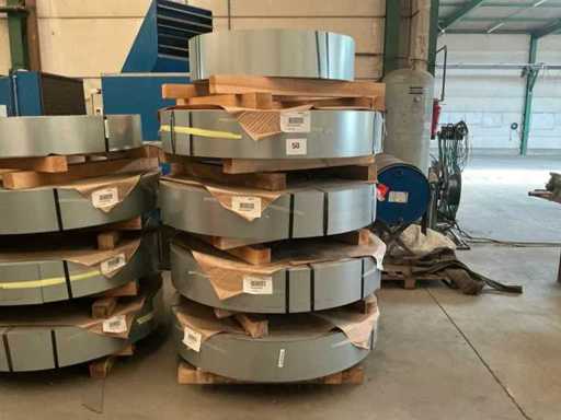 Stock of building materials, machines and profiles