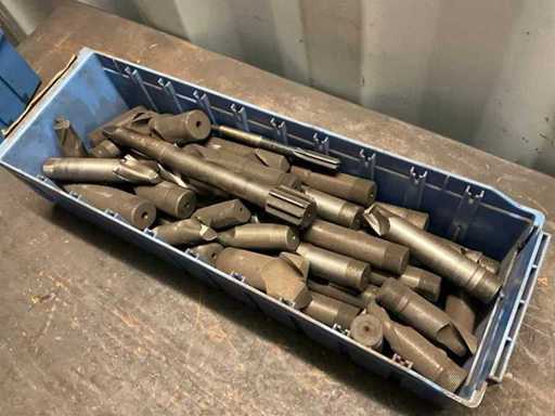 Partij boor en freeskoppen