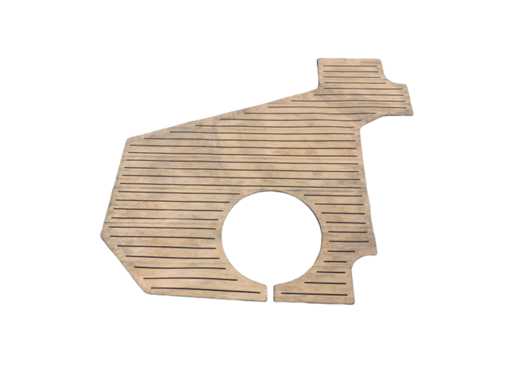 Pont de bateau synthétique Quicksilver Flexiteek pour le plancher arrière du cockpit - 2288072