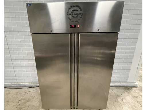 HWG - CN-1402 - Zamrażarka ze stali nierdzewnej z podwójnymi drzwiami