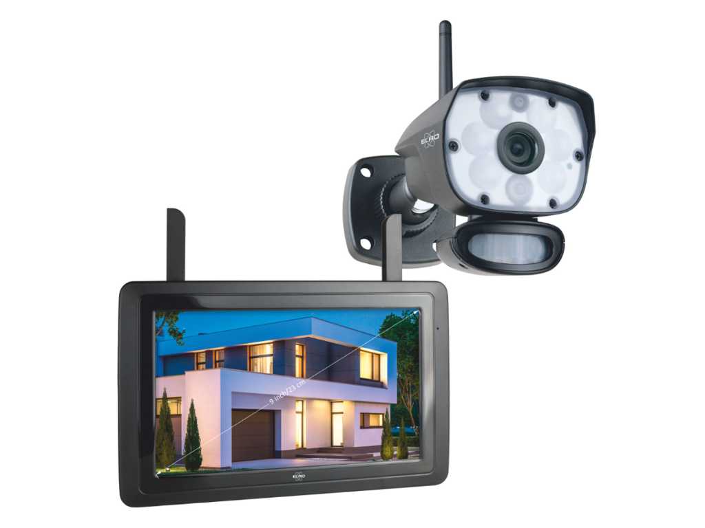 Elro - CZ60RIP - wireless HD security camera set with 9'' screen and app