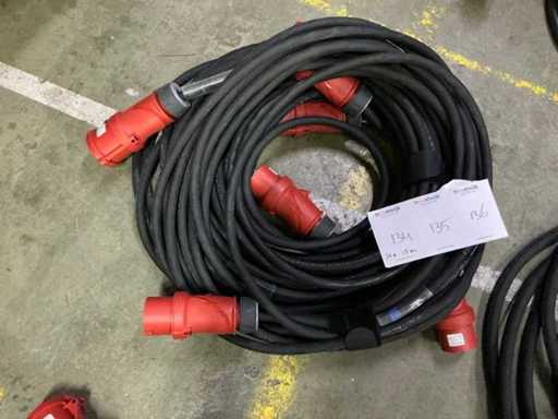 Mennekes 15m Power cable 32A