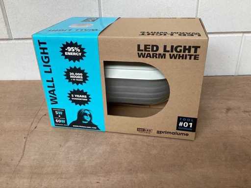 Primalume LED wandlamp buiten, wit (28x)